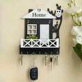 Black Owl House Key Holder
