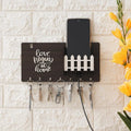 Wall-Mounted Key & Phone Holder