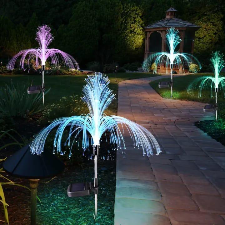 Light-Emitting Jellyfish Lights Solar Waterproof