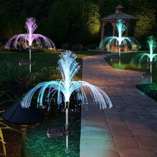 Light-Emitting Jellyfish Lights Solar Waterproof