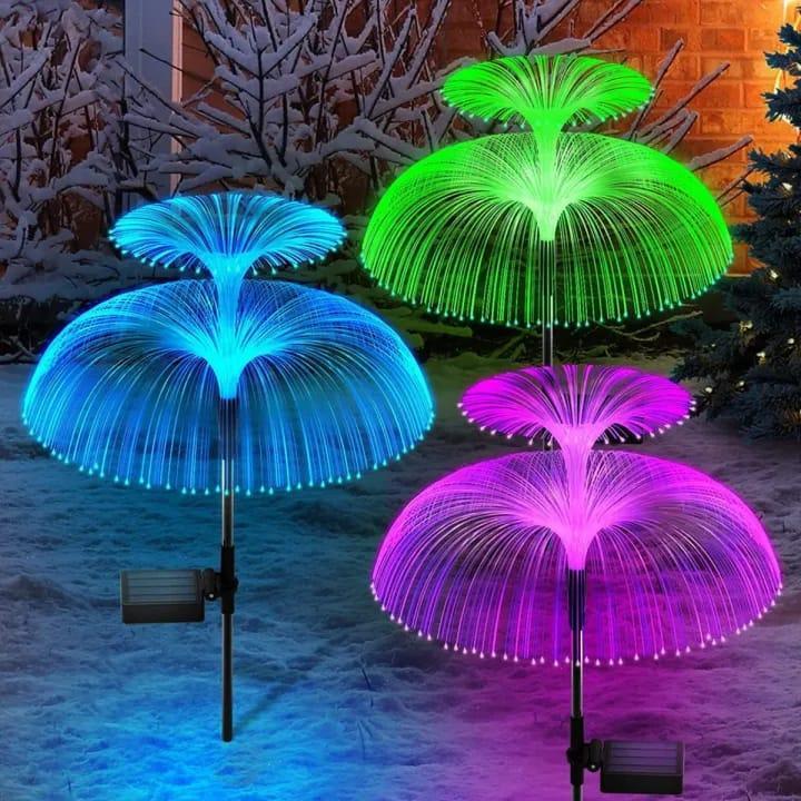 Light-Emitting Jellyfish Lights Solar Waterproof