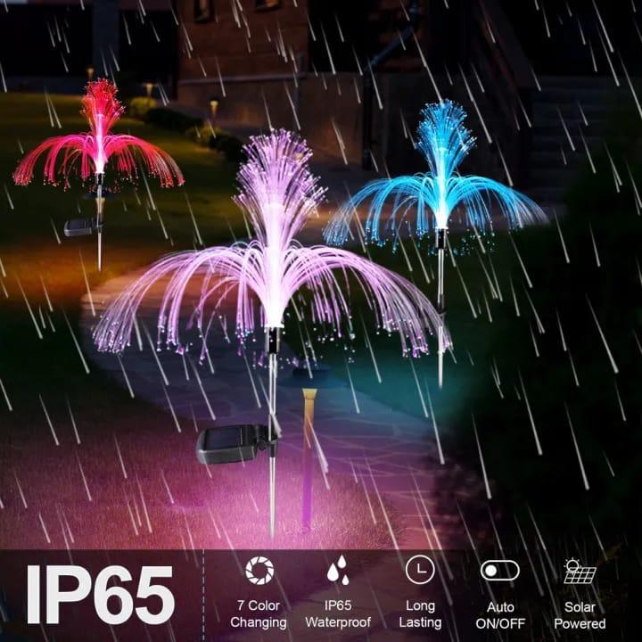 Light-Emitting Jellyfish Lights Solar Waterproof