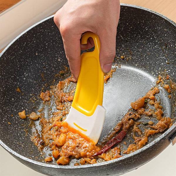 Silicone Dish Cleaning Brush 2 Pcs Yellow
